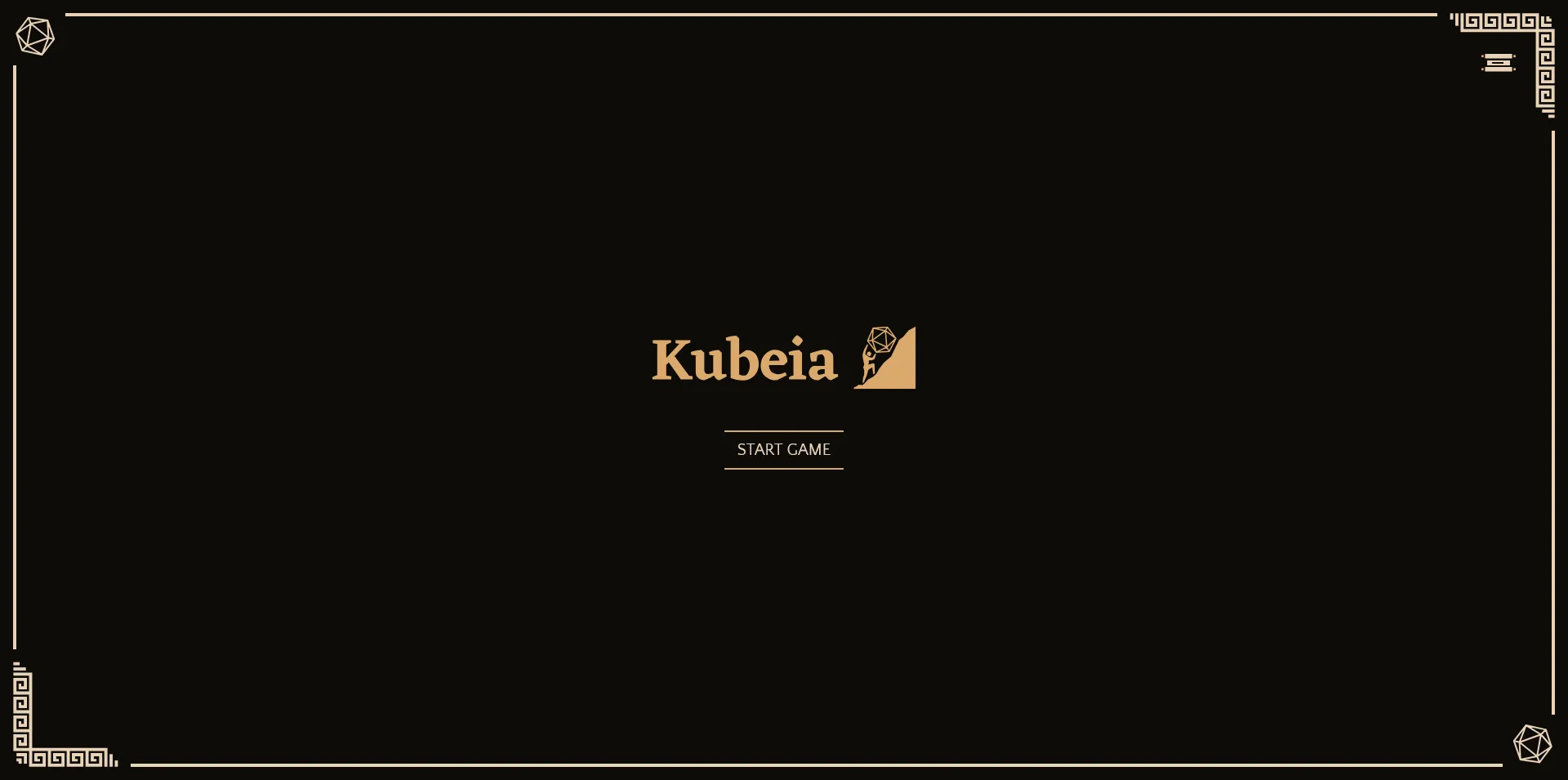 Start screen